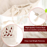 Darrahopens Home & Garden > Kitchenware > Food Storage Bread Bag | Pack of 4 - Reusable Bread Bags - Drawstring Bread Bags - Storage Bags - Washable Fabric Bread Bags - Breathable Cotton - For Homemade Bread, Baguettes, and Other Pastries (Coffee Brown)