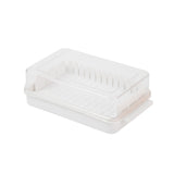 Darrahopens Home & Garden > Kitchenware > Food Storage Butter Cutting Box with Transparent Lid Cutting Wizard Preservation Multifunctional Butter Container for Refrigerator White In Australia - Darrahopens
