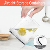 Darrahopens Home & Garden > Kitchenware > Food Storage CARLA HOME 8 Piece Airtight Food Storage Containers Set with Lids & Labels for Kitchen Storage