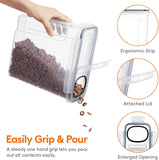 Darrahopens Home & Garden > Kitchenware > Food Storage CARLA HOME Airtight Cereal Storage Containers BPA-Free Food Dispensers with Pouring Lids for Pantry & Kitchen (4 Pack 2,5L)