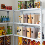 Darrahopens Home & Garden > Kitchenware > Food Storage CARLA HOME Airtight Cereal Storage Containers BPA-Free Food Dispensers with Pouring Lids for Pantry & Kitchen (4 Pack 2,5L)