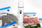 Darrahopens Home & Garden > Kitchenware > Food Storage Compact Vacuum Sealer for Food Storage with 15 Reusable Vacuum Bags