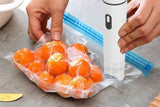 Darrahopens Home & Garden > Kitchenware > Food Storage Compact Vacuum Sealer for Food Storage with 15 Reusable Vacuum Bags