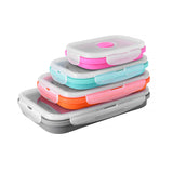 Darrahopens Home & Garden > Kitchenware > Food Storage Cook Easy Set of 4 Collapsible Silicone Storage Container