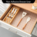 Darrahopens Home & Garden > Kitchenware > Food Storage Drawer Mat - Kitchen Drawer Mat - Kitchen Cabinet Shelf Protector - Non-Adhesive, Waterproof EVA Drawer Mat, Easy to Cut to Size for Refrigerator, Cabinet or Chest of Drawers (White, 11.8"W x 78.7"L)
