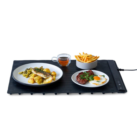Darrahopens Home & Garden > Kitchenware > Food Storage Electric Warming Mat Adjustable 3-Level Heat, Rollable & Portable Hot Plates Heat Pad