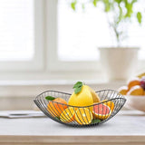 Darrahopens Home & Garden > Kitchenware > Food Storage Fruit basket - fruit bowl - metal fruit bowl - 1 fruit basket - fruit basket - wire fruit basket - suitable for fruit, vegetables, groceries and decoration (black)