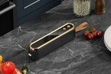 Darrahopens Home & Garden > Kitchenware > Food Storage Mini Vacuum Sealer Machine Cordless Food Vacuum Sealer for Freezer Storage Meal Prep - Black