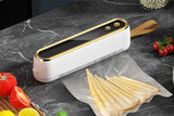 Darrahopens Home & Garden > Kitchenware > Food Storage Mini Vacuum Sealer Machine Cordless Food Vacuum Sealer for Freezer Storage Meal Prep - White