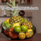 Darrahopens Home & Garden > Kitchenware > Food Storage Multi Functional Wire Storage Basket Fruit Vegetable Holder for Kitchen Counter