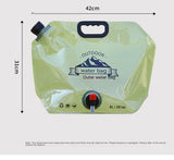 Darrahopens Home & Garden > Kitchenware > Food Storage Outdoor portable folding water storage bag-3L transparent