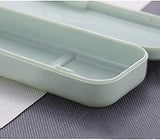 Darrahopens Home & Garden > Kitchenware > Food Storage Portable Cutlery Set, 3-Piece Camping Travel Cutlery Box, Multicolor