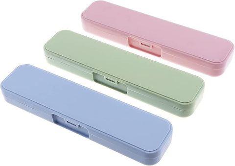Darrahopens Home & Garden > Kitchenware > Food Storage Portable Cutlery Set, 3-Piece Camping Travel Cutlery Box, Multicolor