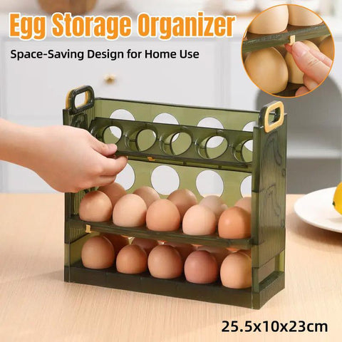 Darrahopens Home & Garden > Kitchenware > Food Storage Refrigerator Egg Organizer Side Door Storage Tray Egg Carton Holder Kitchen Box