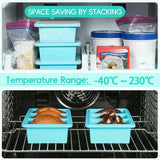 Darrahopens Home & Garden > Kitchenware > Food Storage Silicone Freezer Containers with Lids - Bouillon Cube Trays - Large Ice Cube Trays - Easy Meal Prep Kitchen Storage Containers - Freezer Storage Containers for Stock, Sauces & Bouillons - 1 Pack