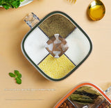 Darrahopens Home & Garden > Kitchenware > Food Storage Spice jar - 4-in-1 spice jar - Spice jar with spoon - Storage box - All-in-one spice bottle - Suitable for storing salt, pepper and spices