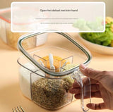 Darrahopens Home & Garden > Kitchenware > Food Storage Spice jar - 4-in-1 spice jar - Spice jar with spoon - Storage box - All-in-one spice bottle - Suitable for storing salt, pepper and spices