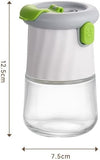 Darrahopens Home & Garden > Kitchenware > Food Storage Spice Jars - Storage Containers for Herbs and Spices in the Kitchen - Measuring Cups for Herbs - Household Jars for MSG and Salt - Multifunctional Measuring Cups for Herbs in the Kitchen (Yellow)