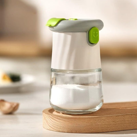 Darrahopens Home & Garden > Kitchenware > Food Storage Spice Jars - Storage Containers for Herbs and Spices in the Kitchen - Measuring Cups for Herbs - Household Jars for MSG and Salt - Multifunctional Measuring Cups for Herbs in the Kitchen (Yellow)