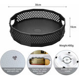 Darrahopens Home & Garden > Kitchenware > Food Storage Turntable, Plastic Spice Rack Organizer For Spices Condiments Kitchen Storage, Kitchen Cupboard Turntable, Spice Rack