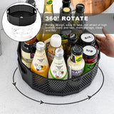 Darrahopens Home & Garden > Kitchenware > Food Storage Turntable, Plastic Spice Rack Organizer For Spices Condiments Kitchen Storage, Kitchen Cupboard Turntable, Spice Rack