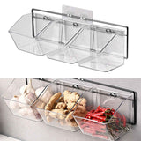 Darrahopens Home & Garden > Kitchenware > Food Storage Wall Mounted Storage Container 3 Layer Wall Hanging Kitchen Storage Box for Garlic Ginger Onion Horizontal Hanging In Australia - Darrahopens