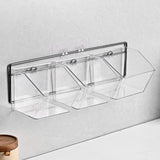 Darrahopens Home & Garden > Kitchenware > Food Storage Wall Mounted Storage Container 3 Layer Wall Hanging Kitchen Storage Box for Garlic Ginger Onion Horizontal Hanging In Australia - Darrahopens