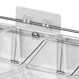 Darrahopens Home & Garden > Kitchenware > Food Storage Wall Mounted Storage Container 3 Layer Wall Hanging Kitchen Storage Box for Garlic Ginger Onion Horizontal Hanging In Australia - Darrahopens