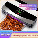 Darrahopens Home & Garden > Kitchenware > Food Storage wireless vacuum sealer, portable vacuum sealer, chargeable vacuum sealer, Japanese technology vacuum sealer, food storage vacuum sealer, cordless food sealer, kitchen gadget Australia
