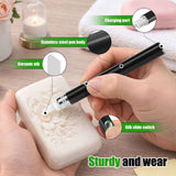 Darrahopens Home & Garden > Kitchenware > Kitchen Knives Electric Hot Knife Heat Tool – Portable Ceramic Heated Tip Pen with 2 Extra Blades, Cordless Rechargeable Cutting Tool Kit for Soap, Candle, Honey, and Plastic In Australia - Darrahopens