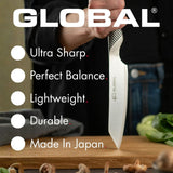 Darrahopens Home & Garden > Kitchenware > Kitchen Knives Global 40th Anniversary Kiritsuke Knife 15cm in Stainless Steel