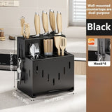 Darrahopens Home & Garden > Kitchenware > Kitchen Knives Gray kitchen knife storage rack, kitchen utensils organizer, knife holder, kitchen storage solution, high-quality kitchen rack, knife block organizer, countertop knife rack, Australian kitchen storage, kitchen tool organizer