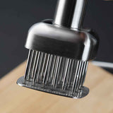 Darrahopens Home & Garden > Kitchenware > Kitchen Knives Silver White meat tenderizer, stainless steel, kitchen tool, tender meat, cooking essential, Australian kitchen, beef tenderizer, chicken tenderizer, marinating tool, kitchen gadget