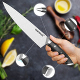 Darrahopens Home & Garden > Kitchenware > Kitchen Knives Warmot 3-Piece High Carbon Stainless Steel Ultra Chef Knife Set with Gift Box (317-3)