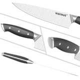 Darrahopens Home & Garden > Kitchenware > Kitchen Knives Warmot 3-Piece High Carbon Stainless Steel Ultra Chef Knife Set with Gift Box (317-3)