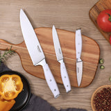 Darrahopens Home & Garden > Kitchenware > Kitchen Knives Warmot 3 Piece Ultra Sharp Chefs Knife Set with Gift Box (888-3)