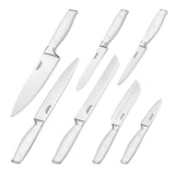 Darrahopens Home & Garden > Kitchenware > Kitchen Knives Warmot 7-Piece Ultra Sharp Chefs Knife Set with Gift Box (888-7)