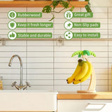 Darrahopens Home & Garden > Kitchenware > Kitchen Utensils 1 Pcs  Wooden Banana Rack, Household Storage Rack, Living Room Fruit Storage Rack,15*33cm In Australia - Darrahopens