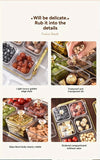 Darrahopens Home & Garden > Kitchenware > Kitchen Utensils 1-Piece 8-Compartment Snack Tray, BPA-Free Plastic Food-Grade Snack Organizer, Perfect for Nuts, Fruits, Candies, Potato Chips - Elegant Gold Decor for Home Entertainment, Party Snack Table Decoration, Party Snack Storage Box | Gold-Plated Tray