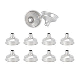 Darrahopens Home & Garden > Kitchenware > Kitchen Utensils 10 PCS Stainless Steel Small Funnel Set for Hip Flasks Camping Kitchen Use