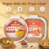 Darrahopens Home & Garden > Kitchenware > Kitchen Utensils 100 Pcs 20cm Square Disposable Unbleached Silicone Paper Dish Air-fryer Liner