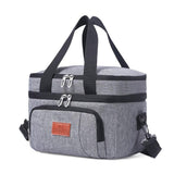 Darrahopens Home & Garden > Kitchenware > Kitchen Utensils 10L Insulated Lunch Bag Waterproof Cooler Bag with Strap for Picnic Work Travel