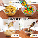 Darrahopens Home & Garden > Kitchenware > Kitchen Utensils 12 oz (approx. 340.2 g) Stainless Steel Refrigerator Ice Scoop – Dishwasher safe metal scoop with long handle for ice makers, buckets, dog food, flour, and jars – perfect for bars, parties, and weddings