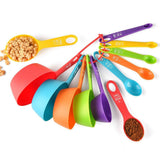 Darrahopens Home & Garden > Kitchenware > Kitchen Utensils 12PCS Plastic Measuring Spoon and Cup Set Baking Tools for Cake Milk Powder