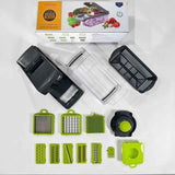 14-in-1 Vegetable Chopper (11 Blades+Square Tool)