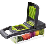 Darrahopens Home & Garden > Kitchenware > Kitchen Utensils 16-in-1 Vegetable Chopper (3 Blades+Spoon-shaped Tool)