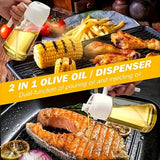 Darrahopens Home & Garden > Kitchenware > Kitchen Utensils 2-in-1 Precision Oil Control Bottle: Spray/Dispense Dual Modes, Leak-Proof, Effortless, Hands-Free.