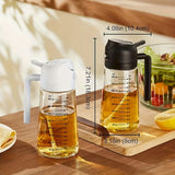 Darrahopens Home & Garden > Kitchenware > Kitchen Utensils 2-in-1 Precision Oil Control Bottle: Spray/Dispense Dual Modes, Leak-Proof, Effortless, Hands-Free.