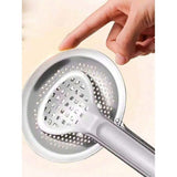 Darrahopens Home & Garden > Kitchenware > Kitchen Utensils 2-in-1 Stainless Steel Food Clamp – Kitchen Tongs with Skimmer & Slotted Spoon, Oil Drain Fryer Tool In Australia - Darrahopens