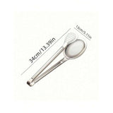 Darrahopens Home & Garden > Kitchenware > Kitchen Utensils 2-in-1 Stainless Steel Food Clamp – Kitchen Tongs with Skimmer & Slotted Spoon, Oil Drain Fryer Tool In Australia - Darrahopens